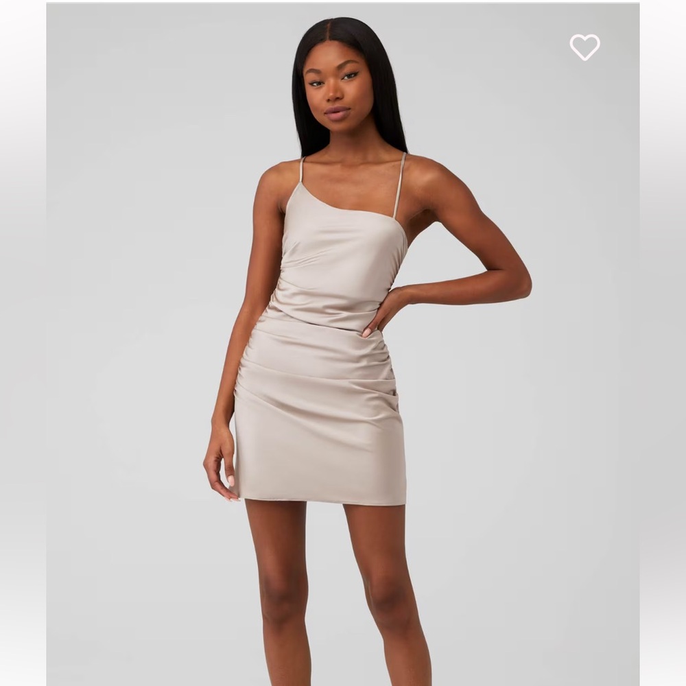 $99 msrp nwt line and dot mini dress champagne revolve small - Picture 1 of 6